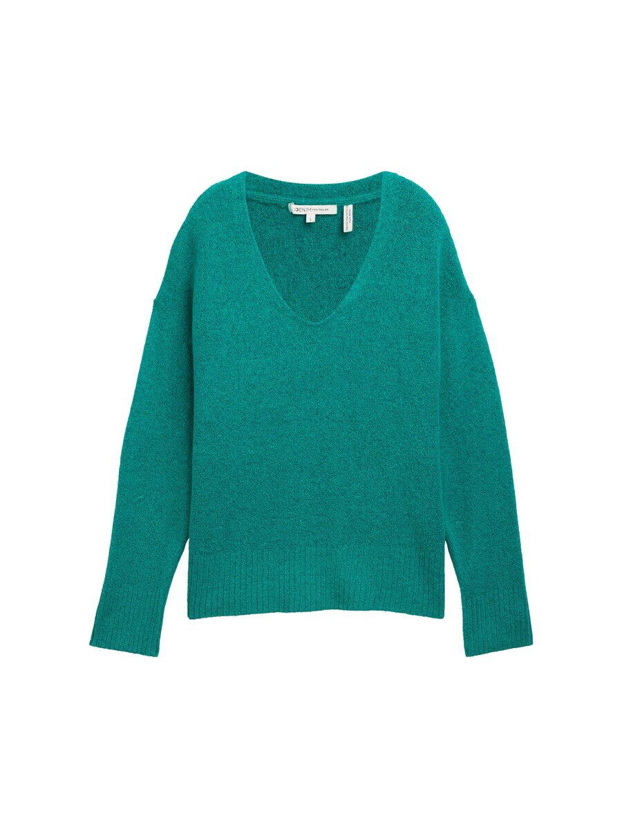 Базовый свитер TOM TAILOR DENIM Sweater, зеленый
Базовый свитер TOM TAILOR DENIM Sweater, зеленый