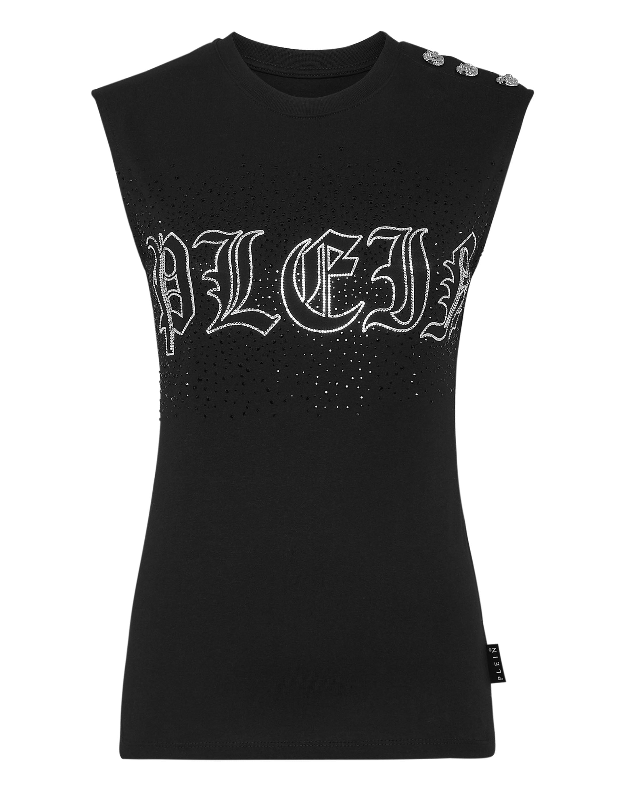 Майка с подплечниками PHILIPP PLEIN, черный
Майка с подплечниками PHILIPP PLEIN, черный