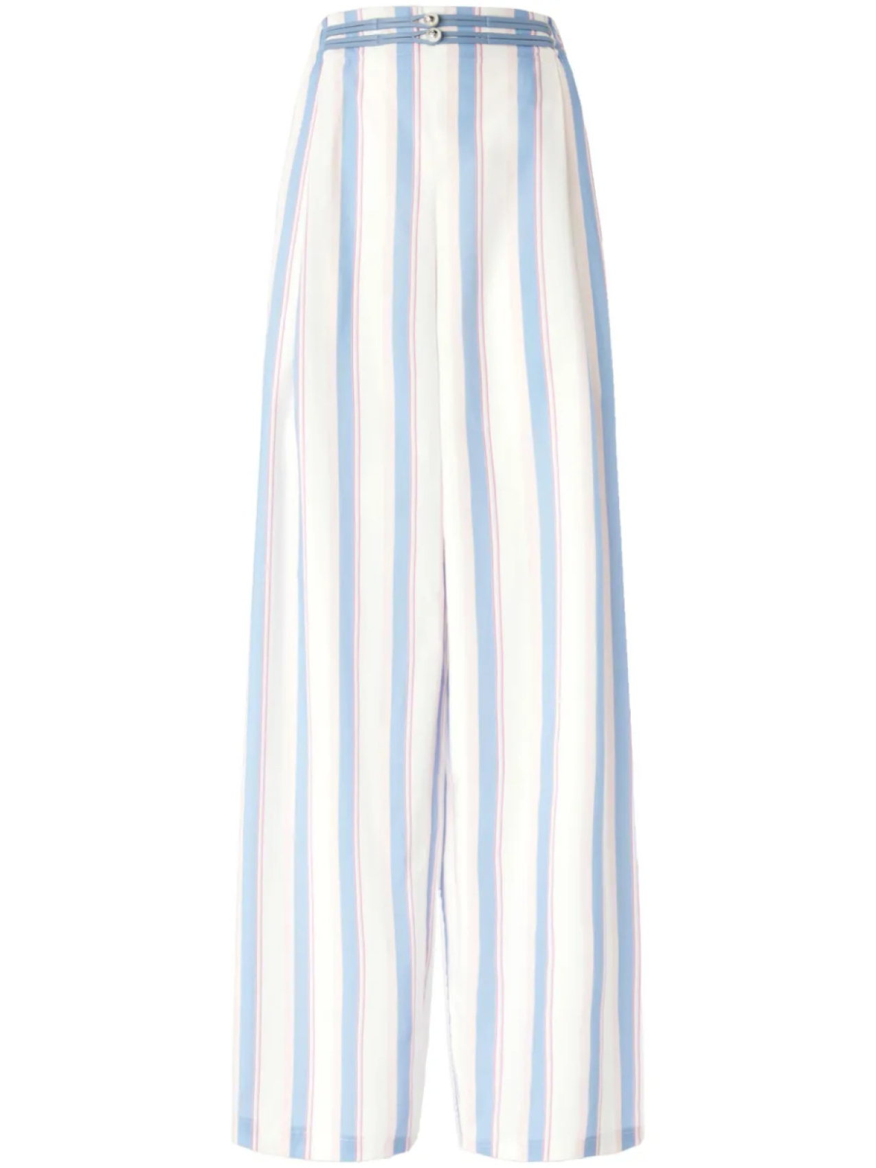 Genny брюки палаццо в полоску, белый
Genny брюки палаццо в полоску, белый