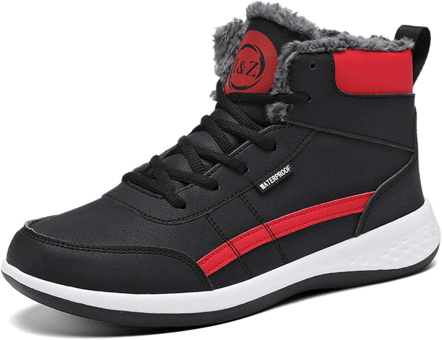 Зимние мужские короткие кроссовки с мехом, на шнуровке, противоскользящие Generic, черный
Зимние мужские короткие кроссовки с мехом, на шнуровке, противоскользящие Generic, черный