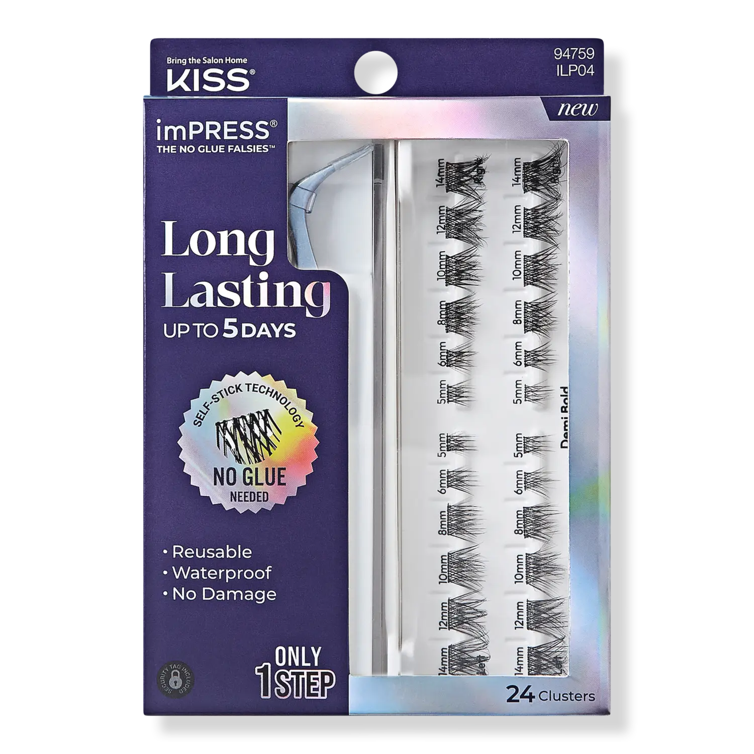 Накладные ресницы imPRESS длительного действия Kiss, Demi Bold
Накладные ресницы imPRESS длительного действия Kiss, Demi Bold
