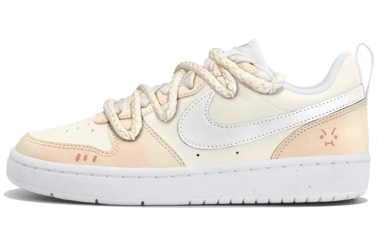 Nike Кроссовки Court Borough Soft And Gentle Whispers Low top Skateboard Shoes Beige Pink Kids'
Nike Кроссовки Court Borough Soft And Gentle Whispers Low top Skateboard Shoes Beige Pink Kids'