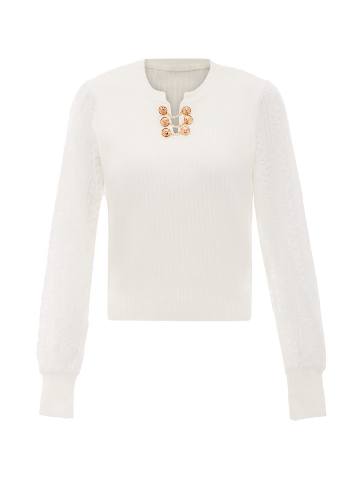 Женский свитер белого цвета faina
Женский свитер белого цвета faina