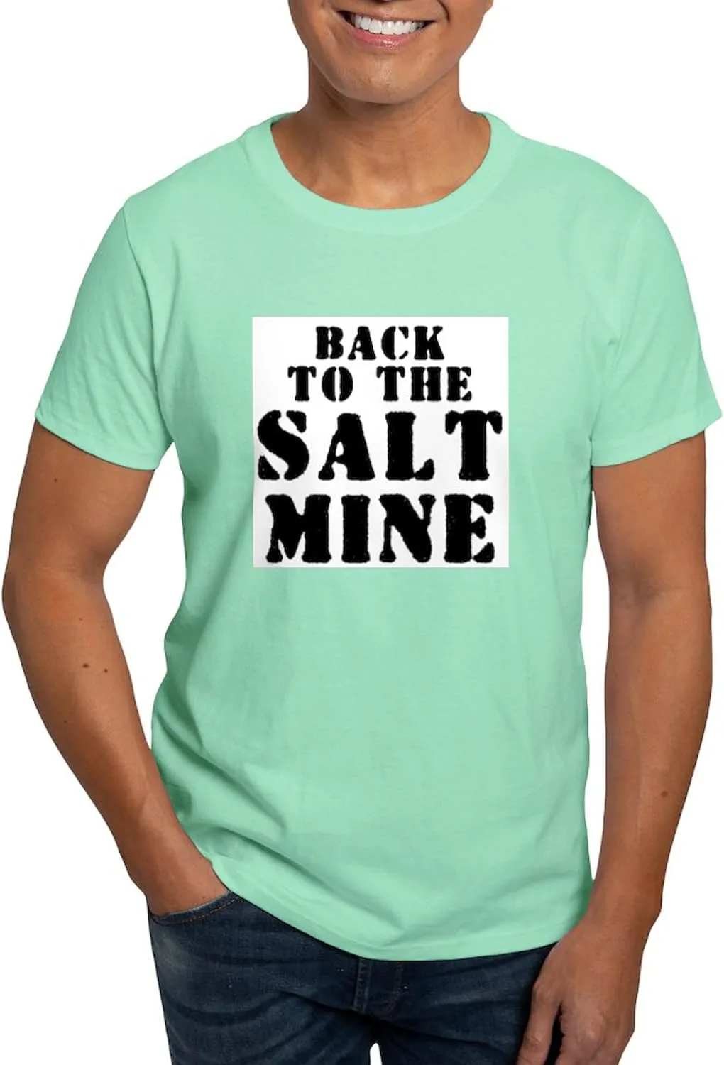 Футболка мужская Back to The Salt Mine, 100% Cotton, Classic Graphic, белая CafePress
Футболка мужская Back to The Salt Mine, 100% Cotton, Classic Graphic, белая CafePress