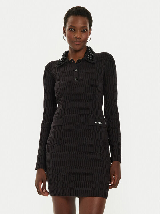 Трикотажное платье обычного кроя Pinko, черный
Трикотажное платье обычного кроя Pinko, черный