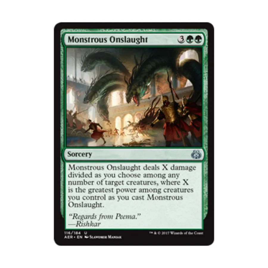 CCG Чудовищный натиск (U), MTG - Aether Revolt
CCG Чудовищный натиск (U), MTG - Aether Revolt