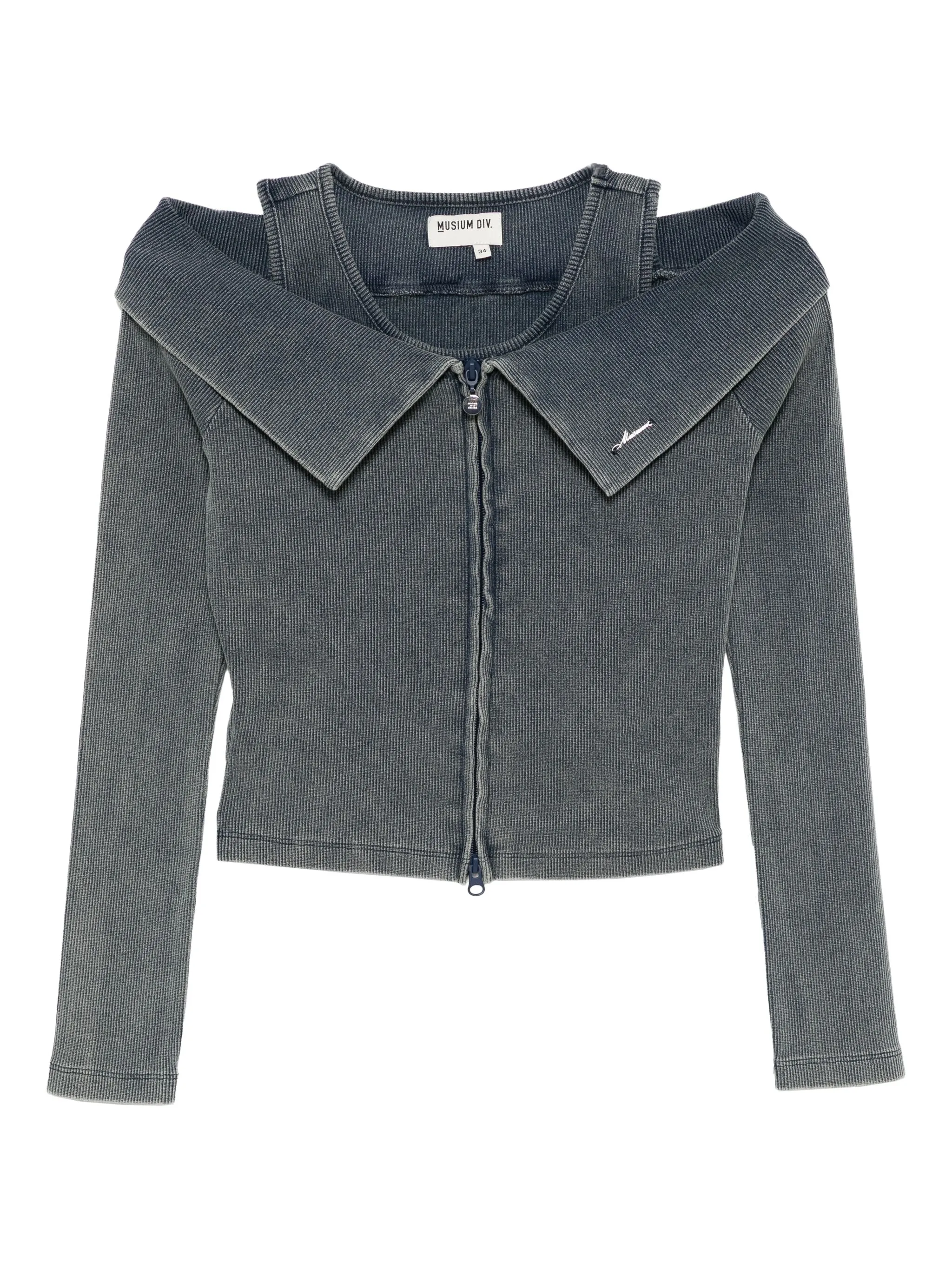 Многослойный топ с логотипом Musium Div., синий
Многослойный топ с логотипом Musium Div., синий