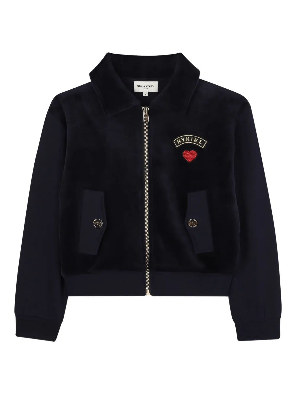 Куртка на молнии с воротником SONIA RYKIEL ENFANT, синий
Куртка на молнии с воротником SONIA RYKIEL ENFANT, синий