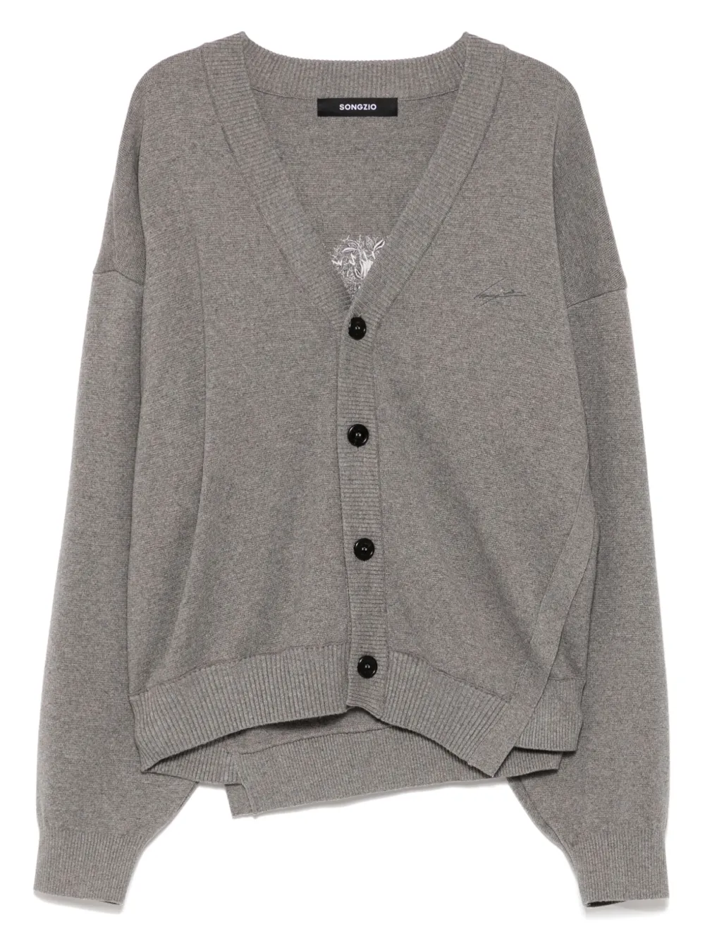 Кардиган с вышивкой SONGZIO, серый
Кардиган с вышивкой SONGZIO, серый