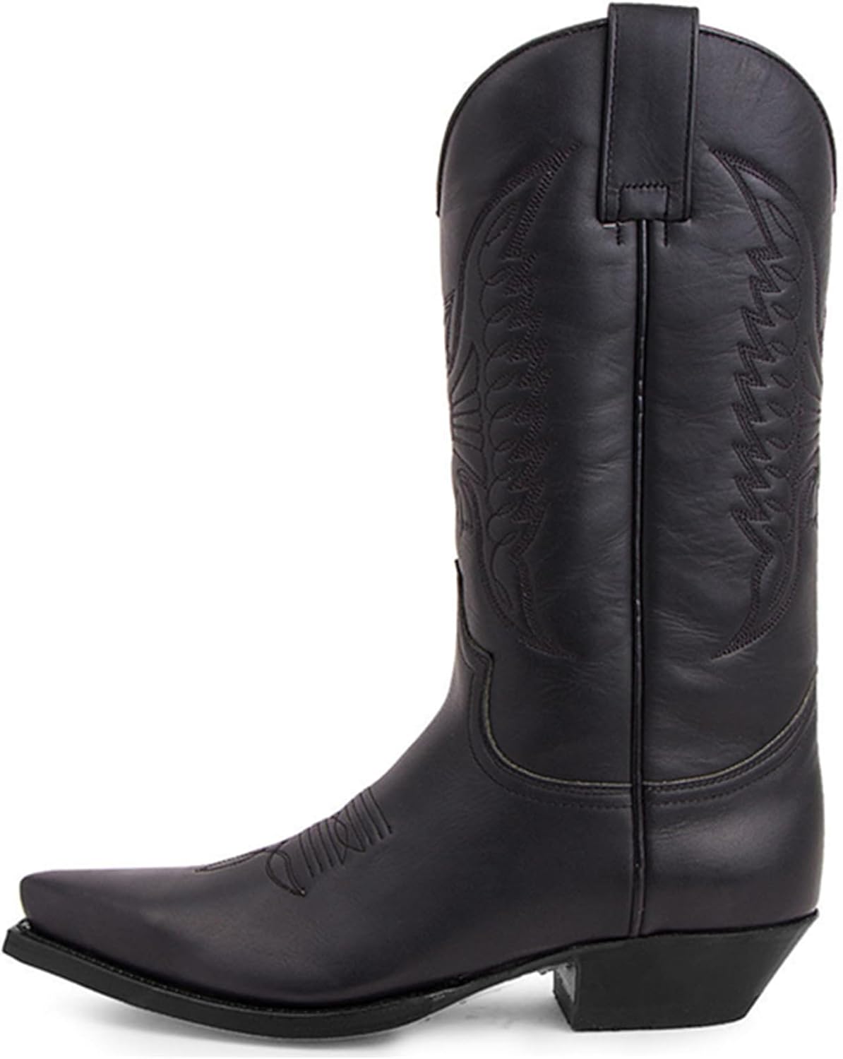 Мужские ковбойские сапоги с острым носком на высоком каблуке, вышивкой, прочные, для работы в западном стиле, с противоскользящей подошвой, средней высоты, на молнии и без застежек Abborora, черный
Мужские ковбойские сапоги с острым носком на высоком каблуке, вышивкой, прочные, для работы в западном стиле, с противоскользящей подошвой, средней высоты, на молнии и без застежек Abborora, черный