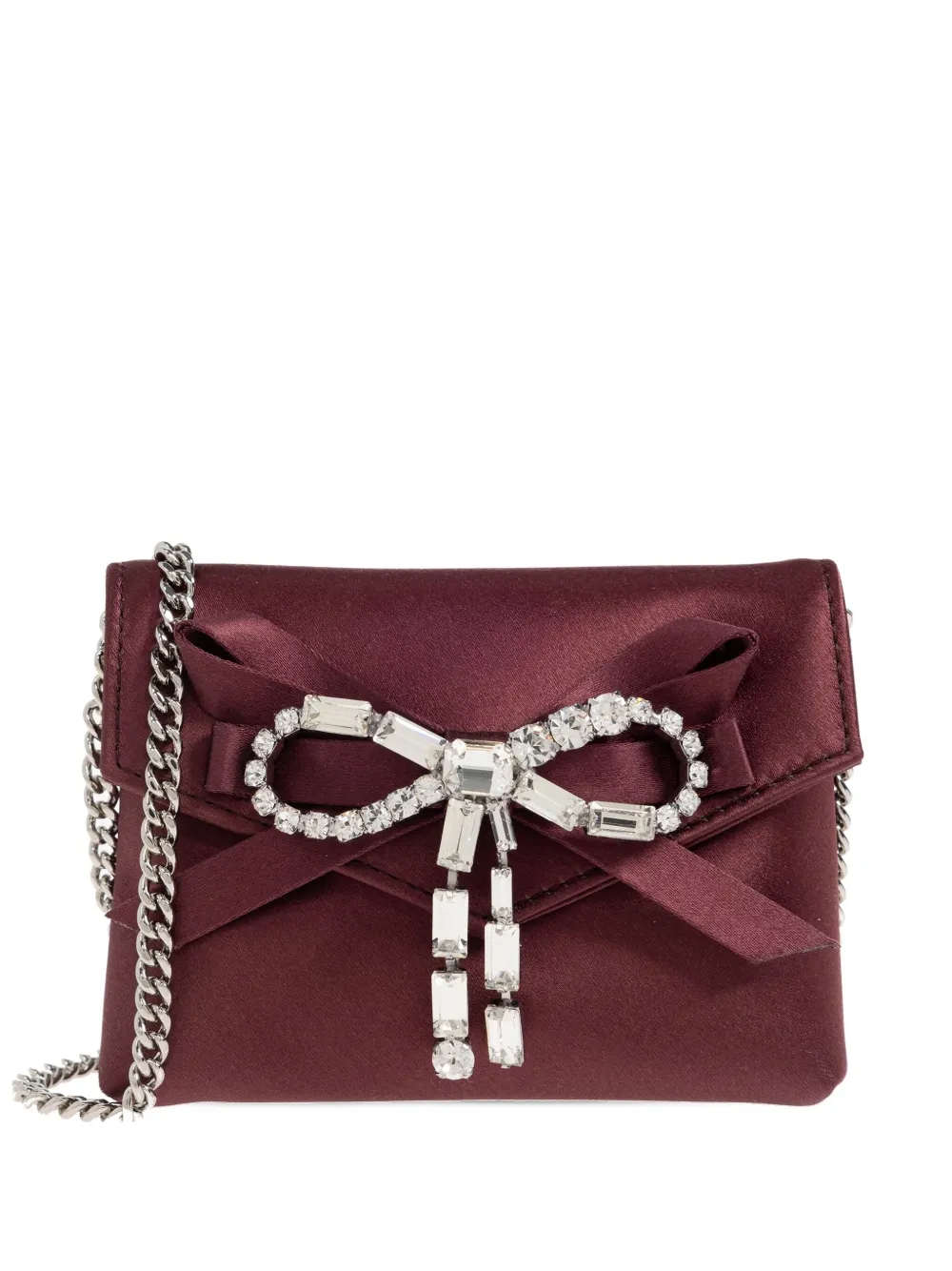 Клатч с цепочкой и бантом Jimmy Choo, фиолетовый
Клатч с цепочкой и бантом Jimmy Choo, фиолетовый