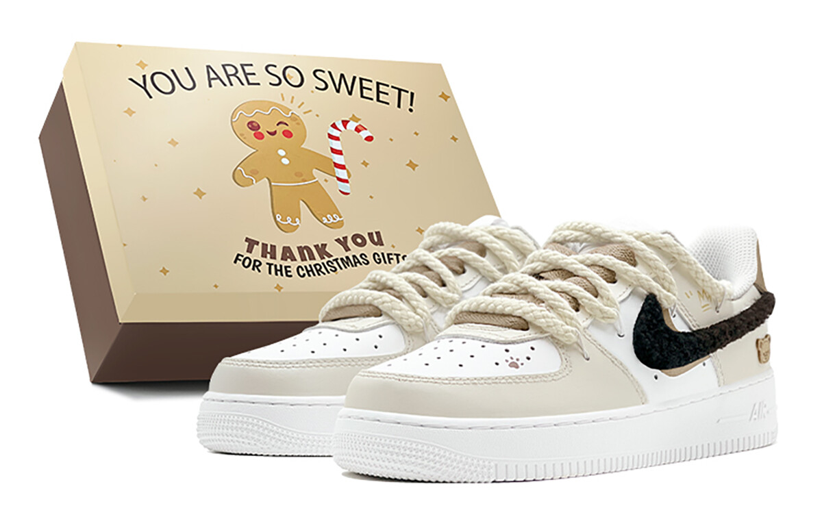 Кроссовки Air Force 1 для скейтбординга мужские с низким верхом белого цвета Nike, чайный/коричневый 
Кроссовки Air Force 1 для скейтбординга мужские с низким верхом белого цвета Nike, чайный/коричневый