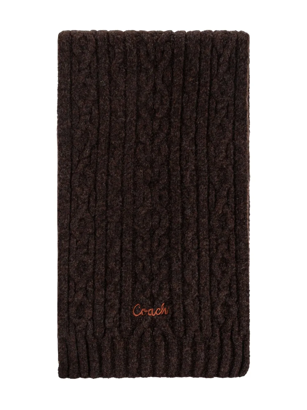 Шарф с логотипом и косами Coach, коричневый
Шарф с логотипом и косами Coach, коричневый