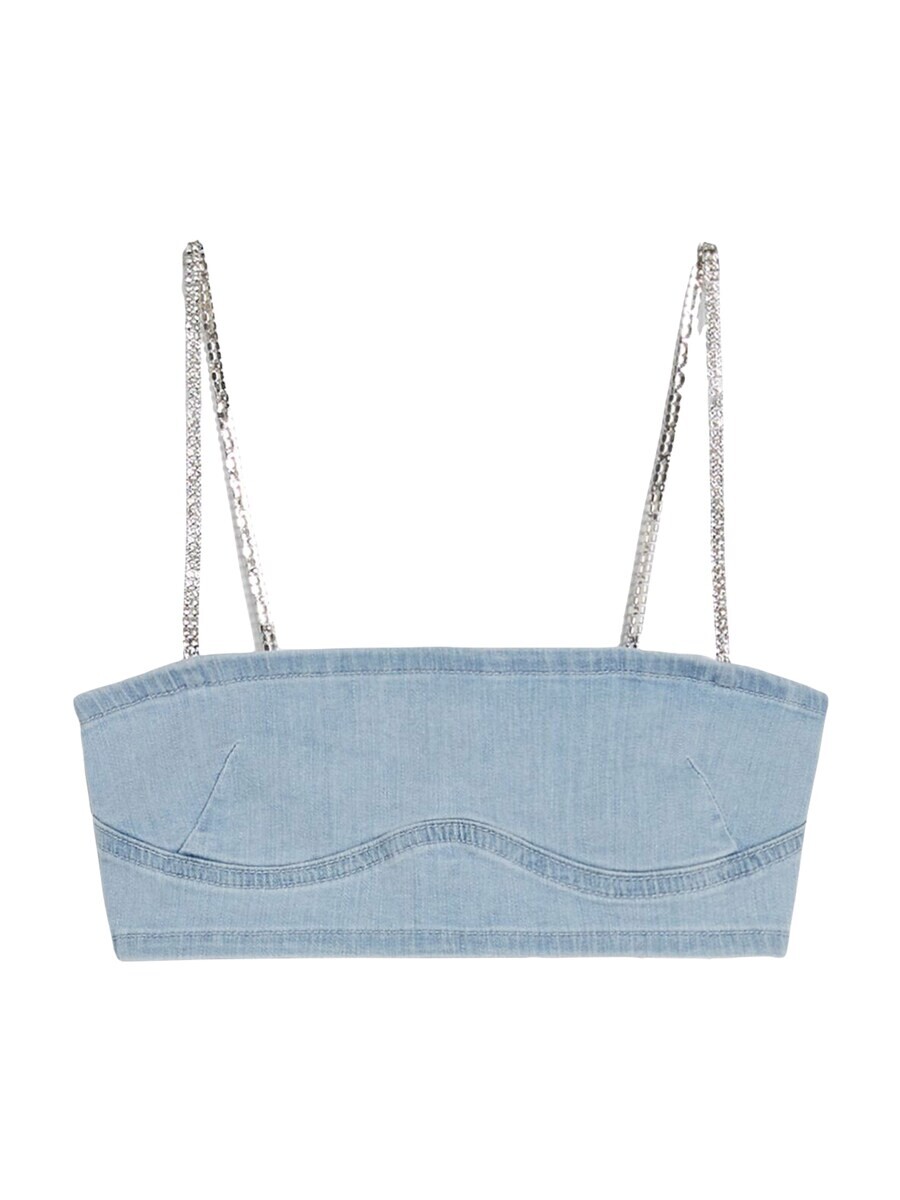 Топ Bershka, светло-синий
Топ Bershka, светло-синий