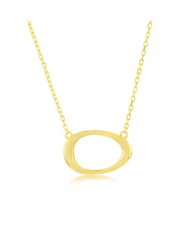 Овальное ожерелье из стерлингового серебра Simona, gold
Овальное ожерелье из стерлингового серебра Simona, gold