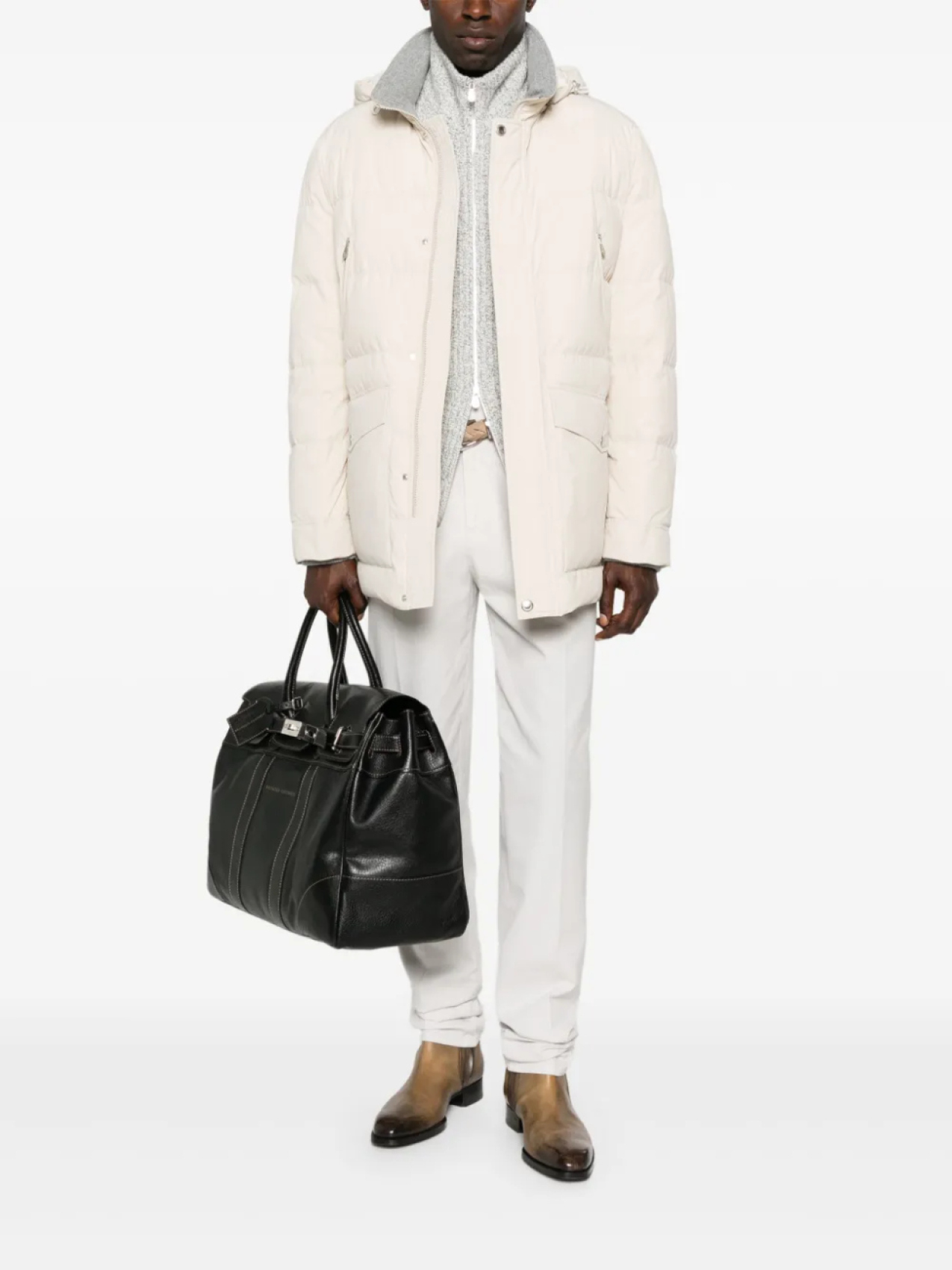 Куртка-пуховик с капюшоном Brunello Cucinelli, нейтральный
Куртка-пуховик с капюшоном Brunello Cucinelli, нейтральный