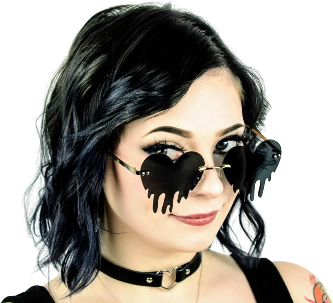 Солнцезащитные очки Melting Heart для мужчин и женщин, без оправы, с защитой от УФ-излучения UV400, для фестивалей, рейвов и концертов (черные) NULOGX, Black
Солнцезащитные очки Melting Heart для мужчин и женщин, без оправы, с защитой от УФ-излучения UV400, для фестивалей, рейвов и концертов (черные) NULOGX, Black