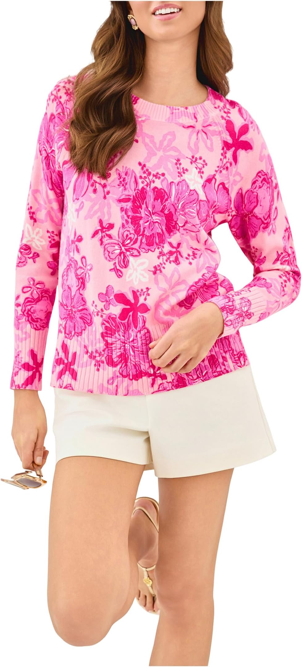 Свитер Lilly Pulitzer Women's Salima Sweater, Parigi Pink Supporting Squad
Свитер Lilly Pulitzer Women's Salima Sweater, Parigi Pink Supporting Squad