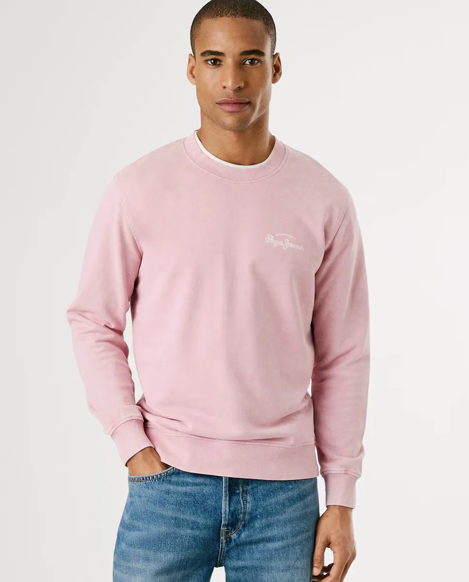 Мужская толстовка с круглым вырезом и принтом на спине Pepe Jeans, розовый
Мужская толстовка с круглым вырезом и принтом на спине Pepe Jeans, розовый