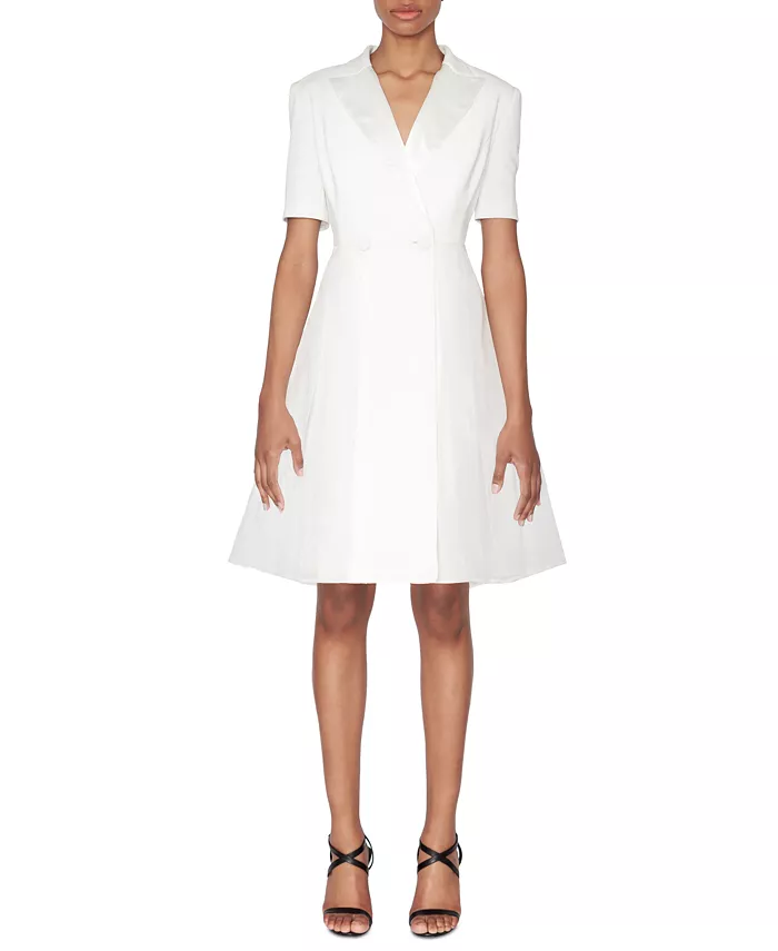 Женское платье-фрак с силуэтом А-силуэта WHITE TIE by Shani, слоновая кость/кремовый 
Женское платье-фрак с силуэтом А-силуэта WHITE TIE by Shani, слоновая кость/кремовый