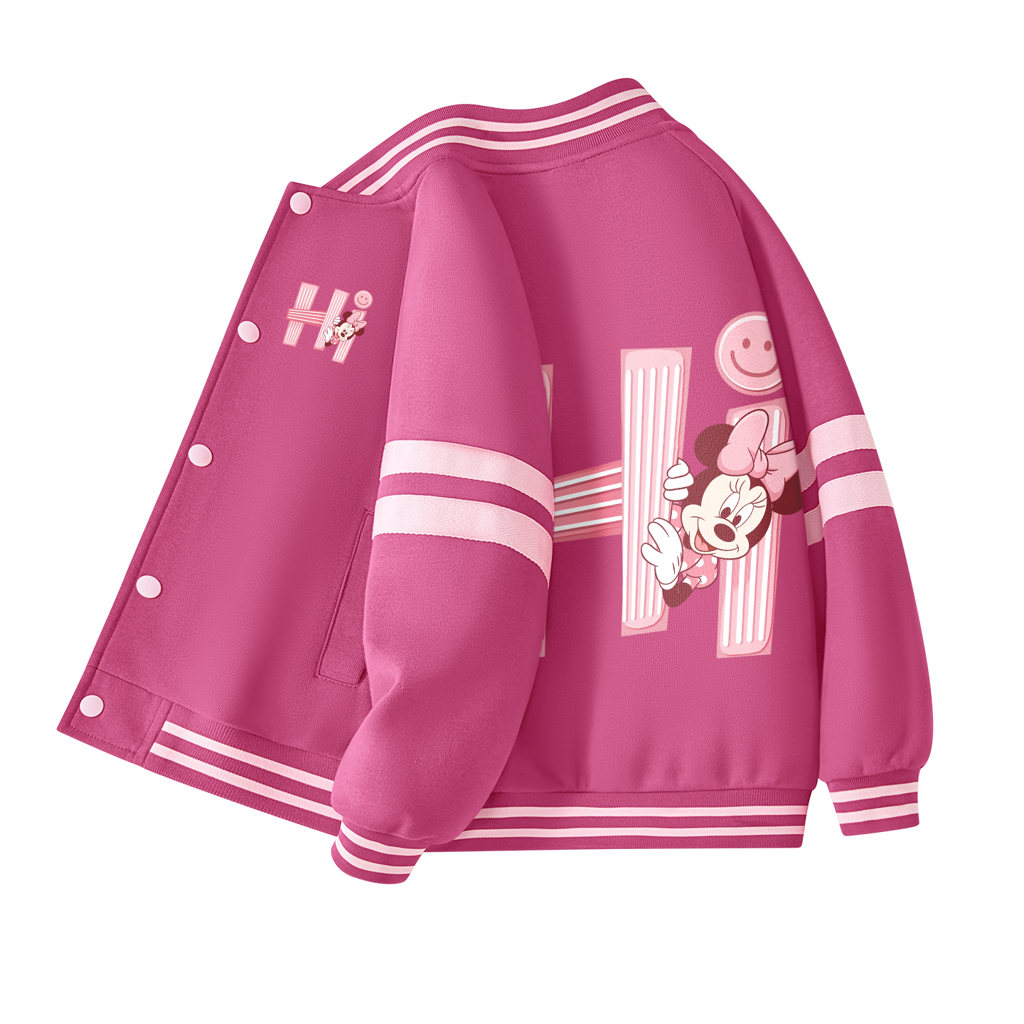 Детская бейсбольная куртка Disney, розовый
Детская бейсбольная куртка Disney, розовый