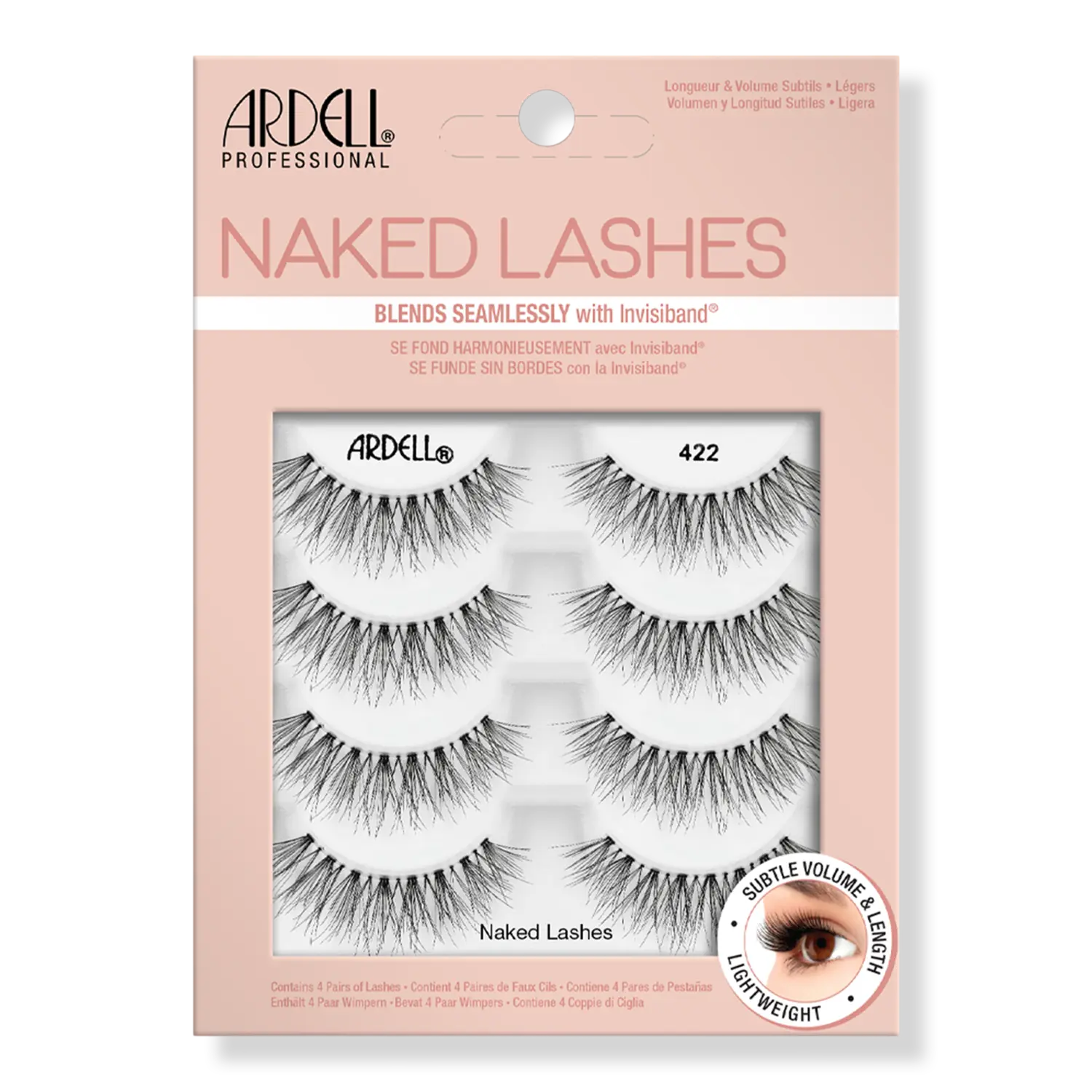 Накладные ресницы Naked #422, мультипак Ardell
Накладные ресницы Naked #422, мультипак Ardell