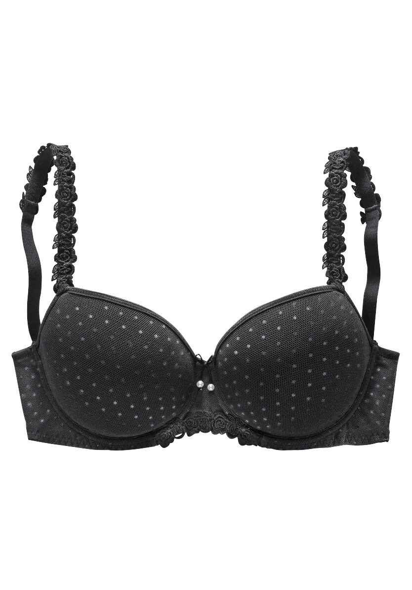 Бюстгальтер с косточками LASCANA Schalen BH, черный
Бюстгальтер с косточками LASCANA Schalen BH, черный