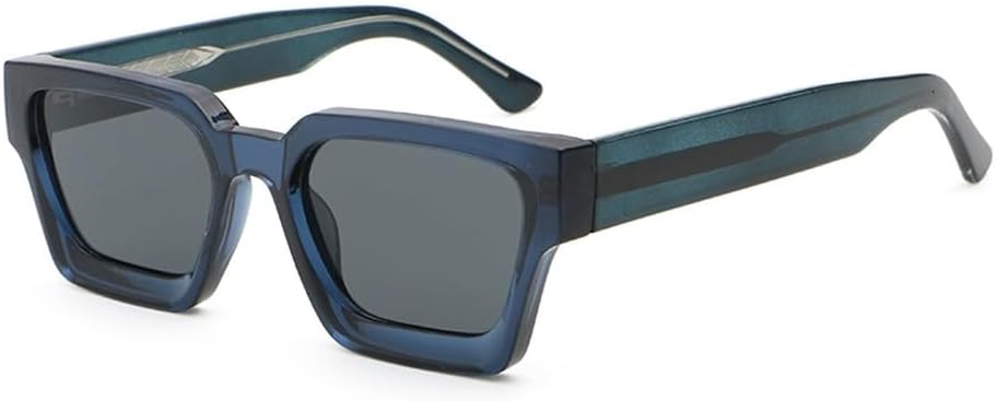 Квадратные солнцезащитные очки из ацетата в стиле ретро для женщин с защитой от УФ-излучения UV400, летний стиль, большие солнцезащитные очки для мужчин и женщин, черные, коричневые, унисекс WNCKSQ, Blue With Grey
Квадратные солнцезащитные очки из ацетата в стиле ретро для женщин с защитой от УФ-излучения UV400, летний стиль, большие солнцезащитные очки для мужчин и женщин, черные, коричневые, унисекс WNCKSQ, Blue With Grey