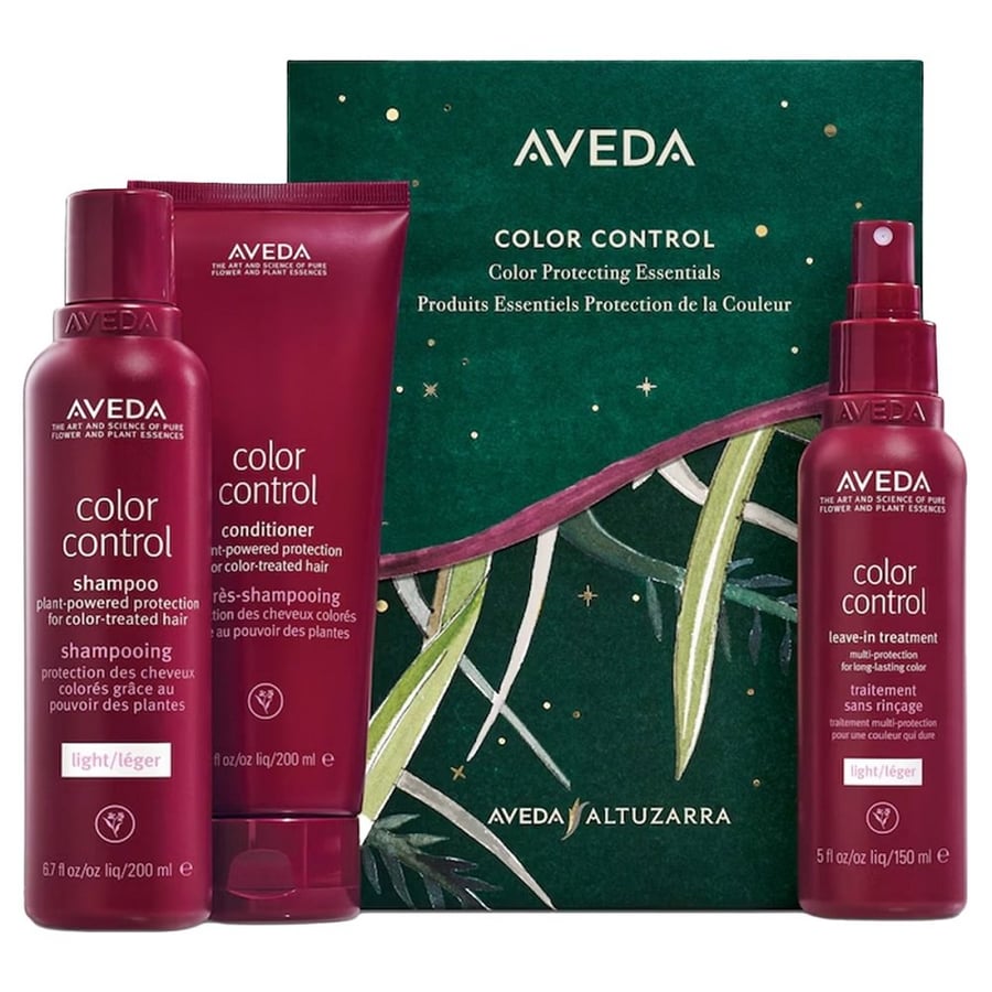 Aveda Color Control set светлый шампунь для волос 200 мл + кондиционер для волос 200 мл + несмываемый кондиционер 150 мл
Aveda Color Control set светлый шампунь для волос 200 мл + кондиционер для волос 200 мл + несмываемый кондиционер 150 мл