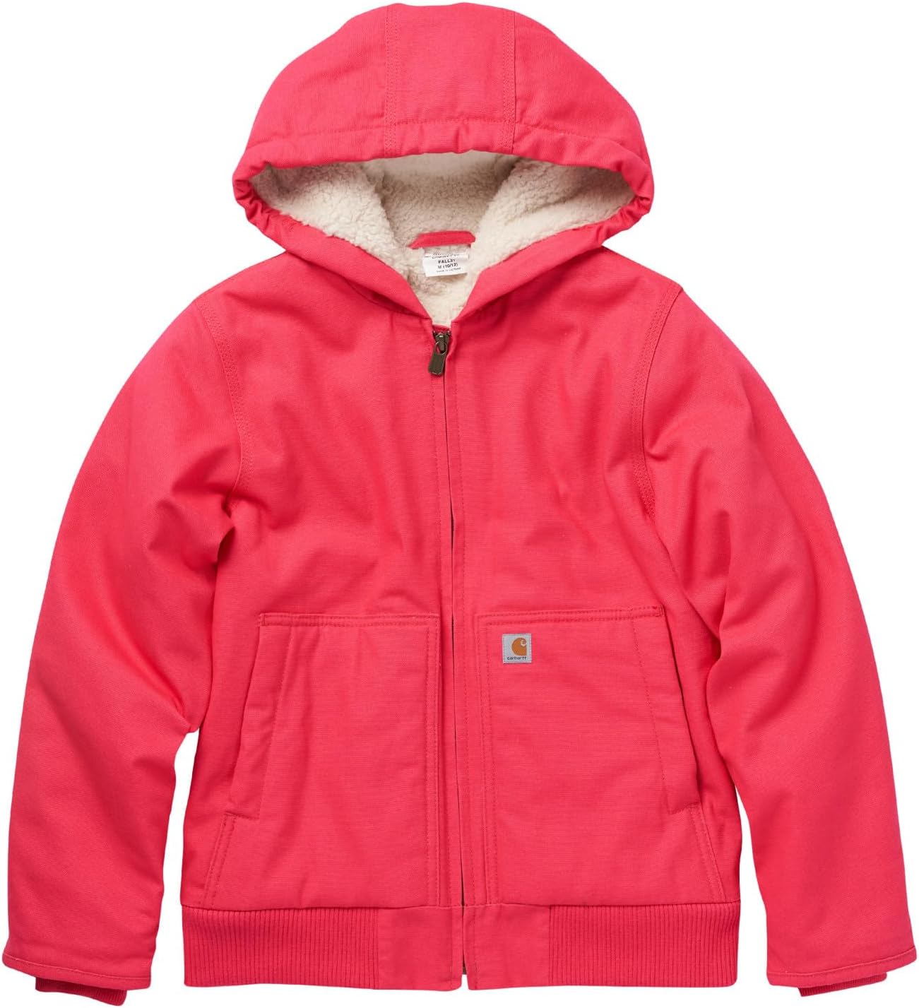 Carhartt Girls Zip Front Flannel Quilt Lined Hooded Active Jac, Raspberry
Carhartt Girls Zip Front Flannel Quilt Lined Hooded Active Jac, Raspberry