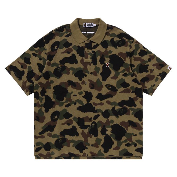 Поло BAPE 1st Camo Jacquard Relax Fit Polo Shirt, Green
Поло BAPE 1st Camo Jacquard Relax Fit Polo Shirt, Green