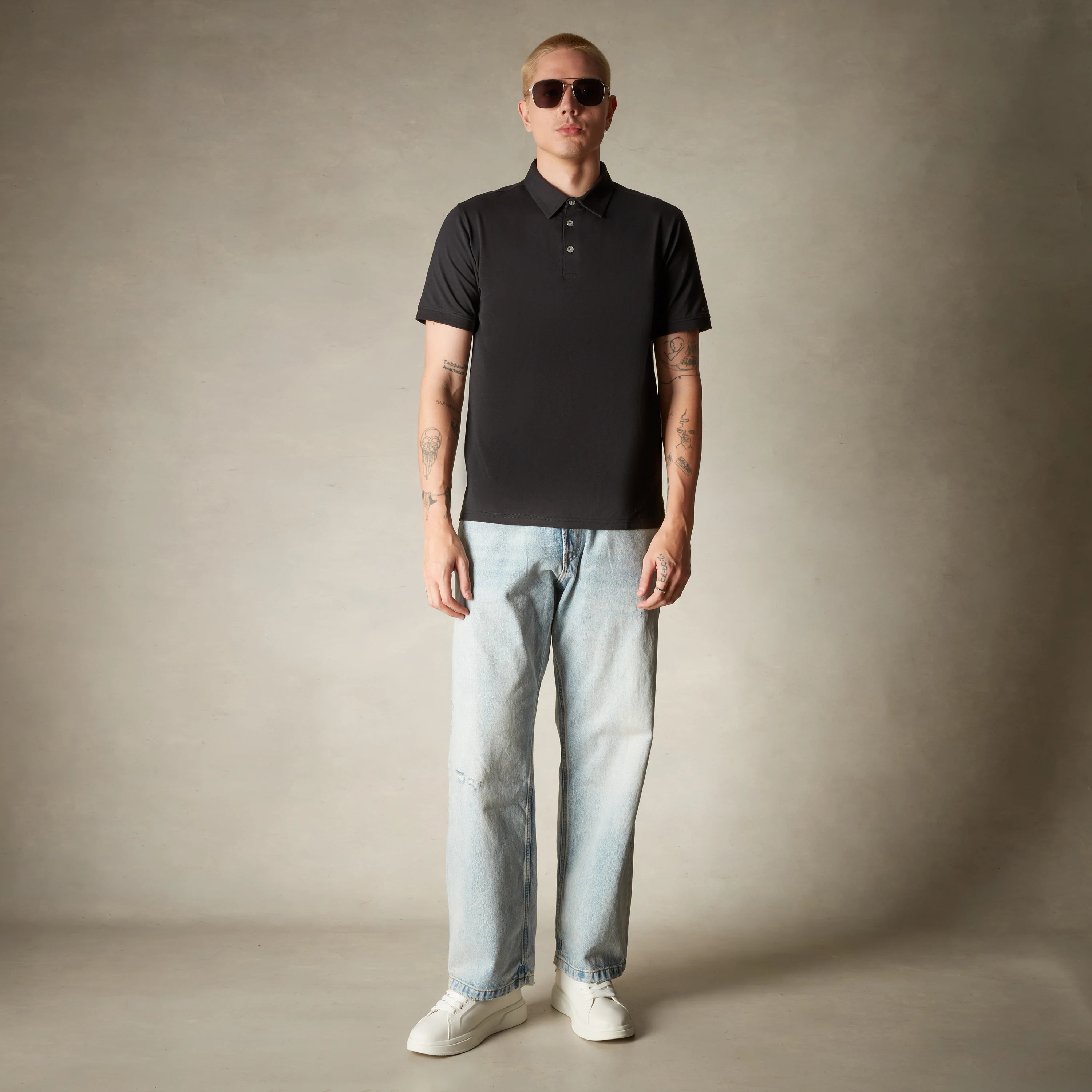 Мужская рубашка поло Members Only, черный 
Мужская рубашка поло Members Only, черный