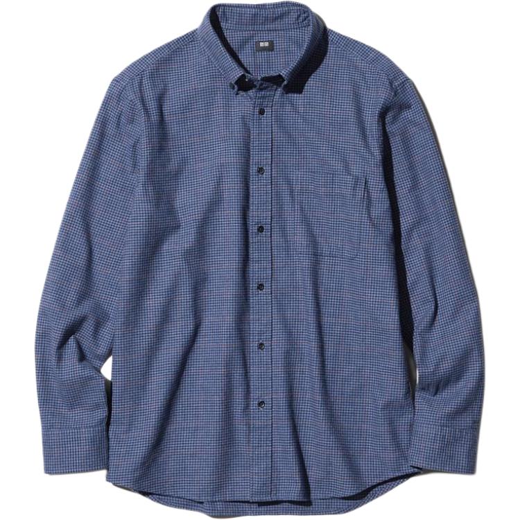 UNIQLO Рубашка унисекс синяя
UNIQLO Рубашка унисекс синяя