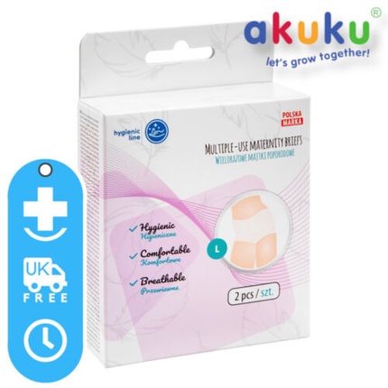 Многоразовые сетчатые трусики для беременных SLIPS послеродовые, которые можно стирать Akuku
Многоразовые сетчатые трусики для беременных SLIPS послеродовые, которые можно стирать Akuku