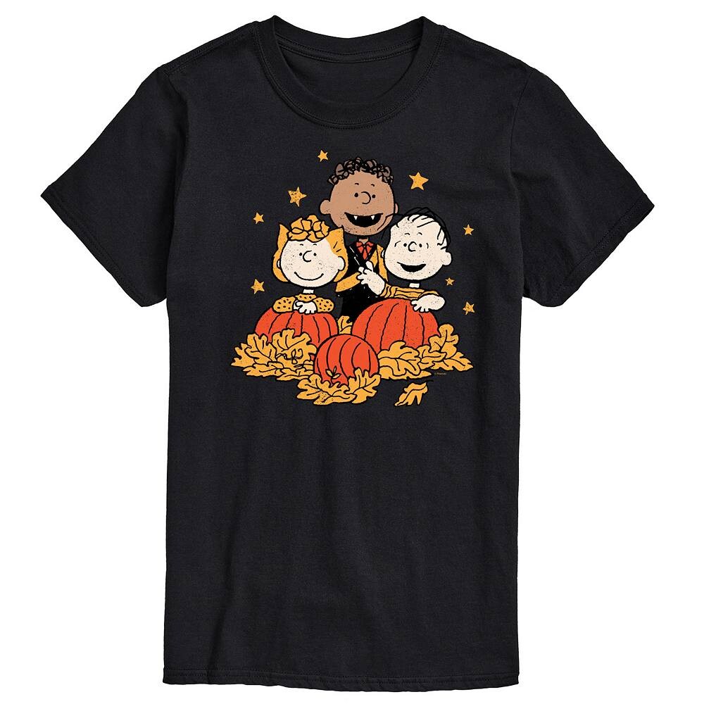 Мужская футболка с рисунком Peanuts Pumpkin Trio Licensed Character, черный
Мужская футболка с рисунком Peanuts Pumpkin Trio Licensed Character, черный