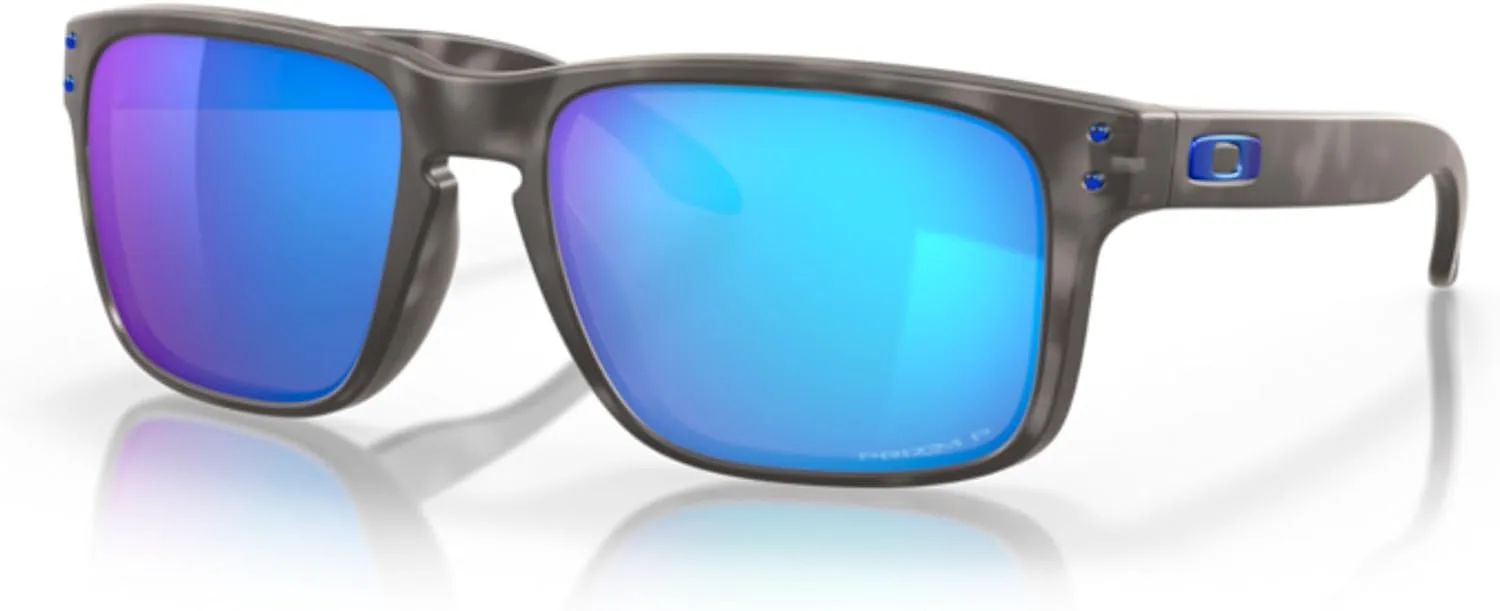 Мужские квадратные солнцезащитные очки OAKLEY Holbrook OO9102 + комплект аксессуаров: ремешок и чехол из микрофибры, Matte Black Tortoise/Prizm Sapphire Polarized
Мужские квадратные солнцезащитные очки OAKLEY Holbrook OO9102 + комплект аксессуаров: ремешок и чехол из микрофибры, Matte Black Tortoise/Prizm Sapphire Polarized