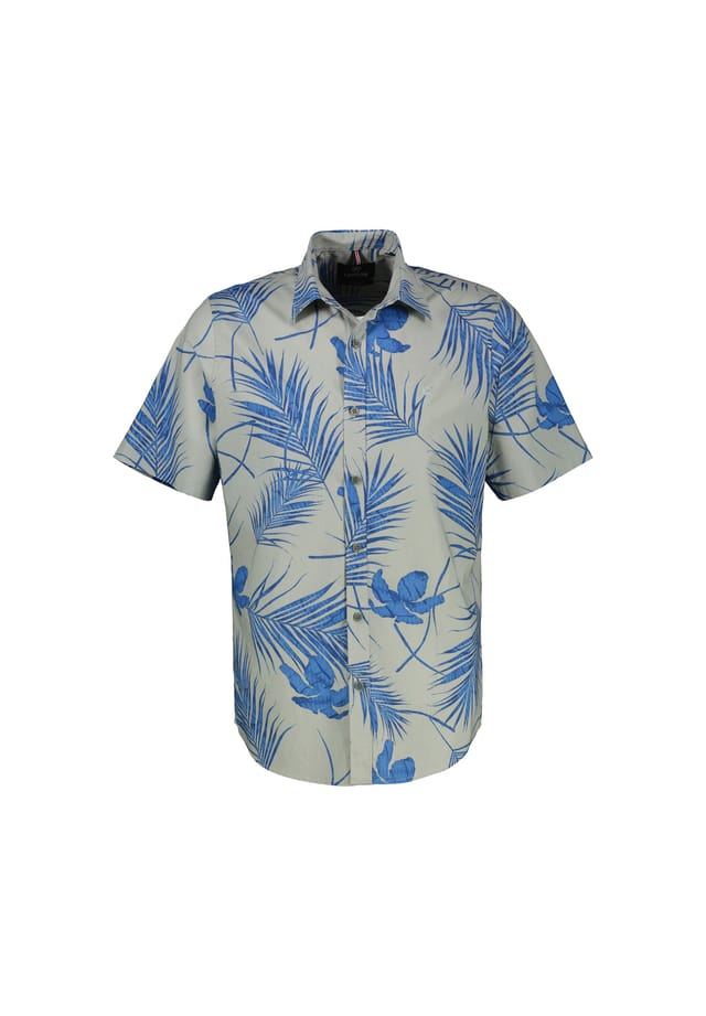 Рубашка в гавайском стиле с короткими рукавами Lerros, серый
Рубашка в гавайском стиле с короткими рукавами Lerros, серый