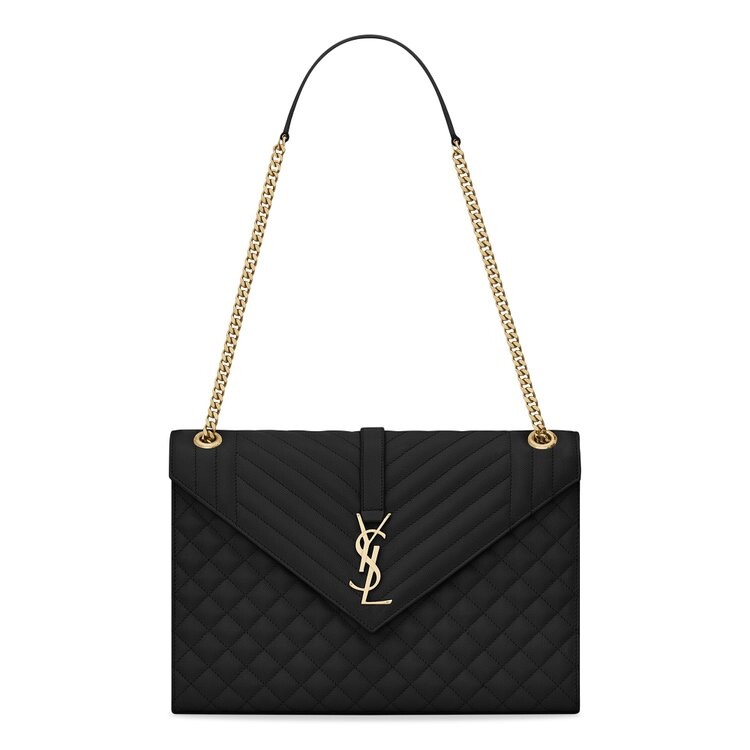Сумка через плечо Saint Laurent Large Envelope Chain Bag, черный
Сумка через плечо Saint Laurent Large Envelope Chain Bag, черный