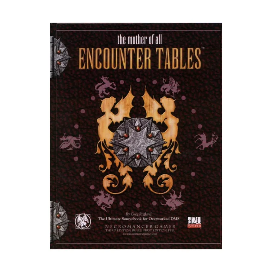 Mother of All Encounter Tables, d20 Sourcebooks (Necromancer Games), твердый переплет
Mother of All Encounter Tables, d20 Sourcebooks (Necromancer Games), твердый переплет