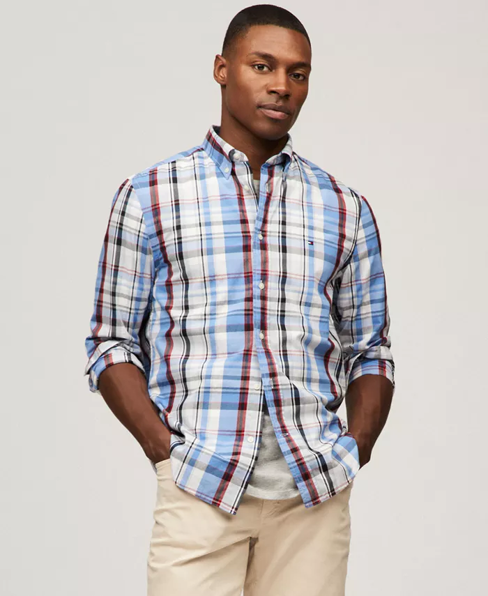 Мужская классическая рубашка Heritage Check в регулярном крое Tommy Hilfiger, мультиколор
Мужская классическая рубашка Heritage Check в регулярном крое Tommy Hilfiger, мультиколор