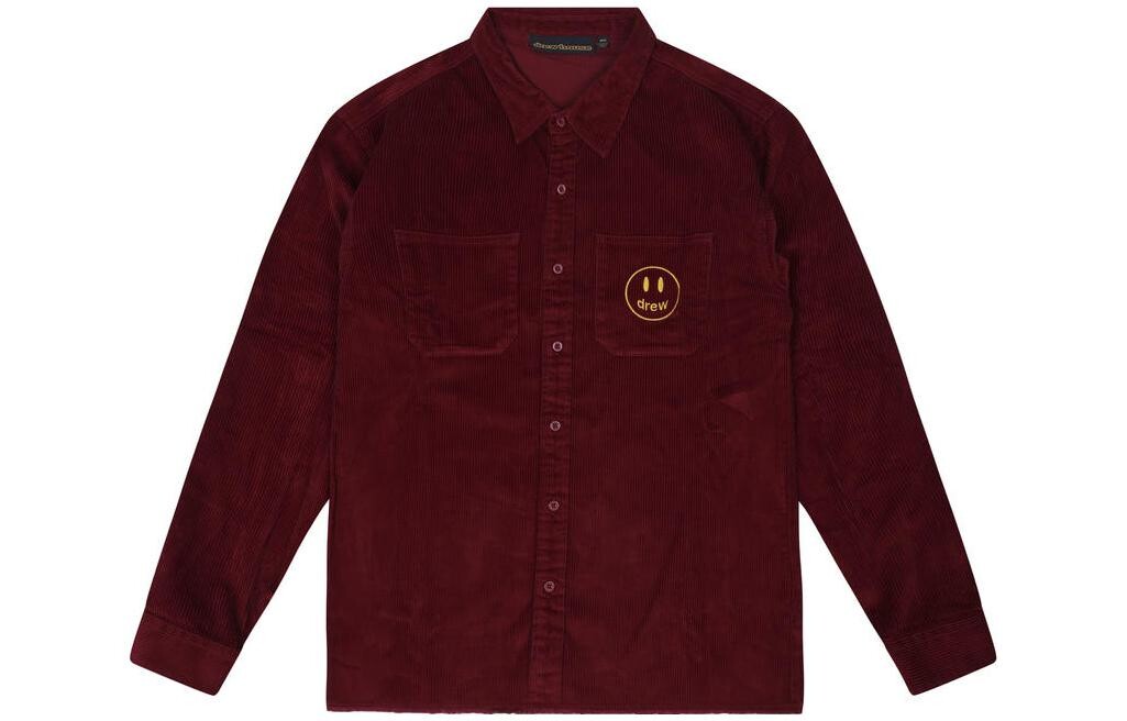 Рубашка унисекс бордовая Drew House, цвет Burgundy
Рубашка унисекс бордовая Drew House, цвет Burgundy