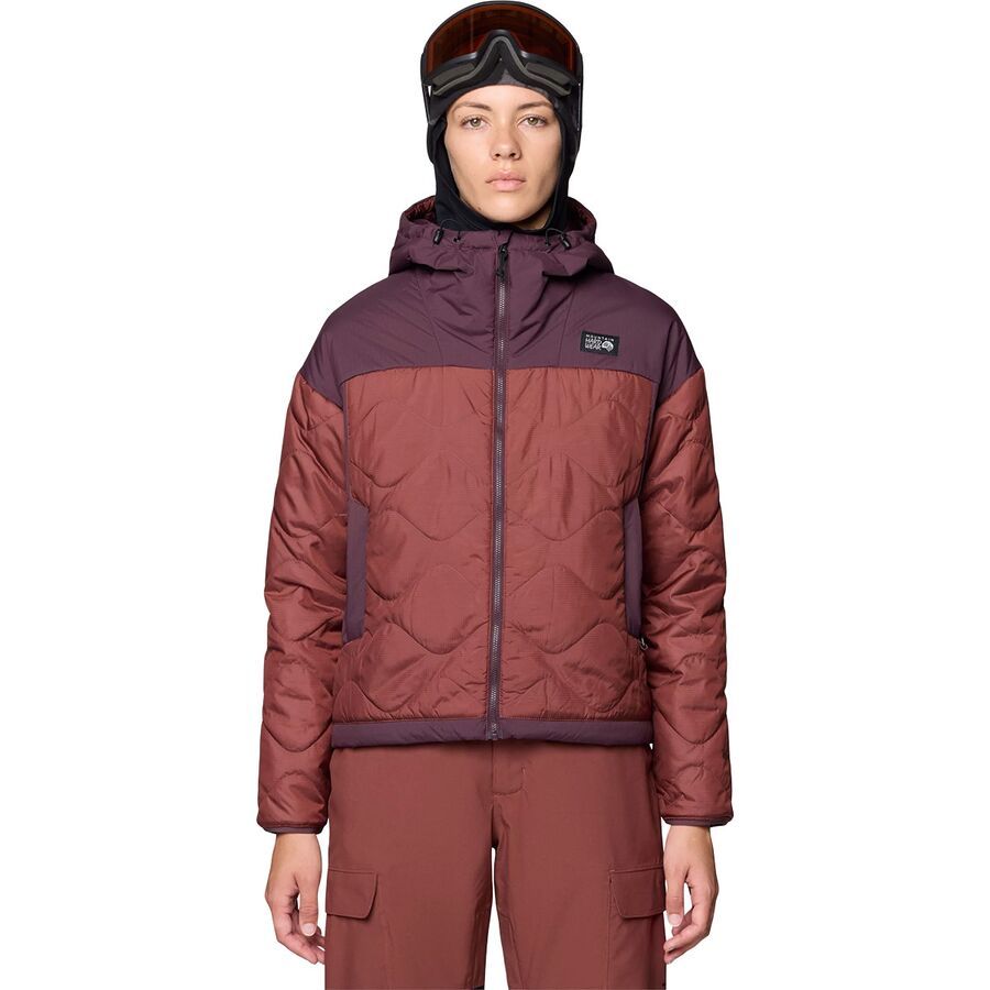 Куртка Mountain Hardwear Apres Pro Insulated Hooded Mountain Hardwear, Bourbon Brown/Blackberry
Куртка Mountain Hardwear Apres Pro Insulated Hooded Mountain Hardwear, Bourbon Brown/Blackberry