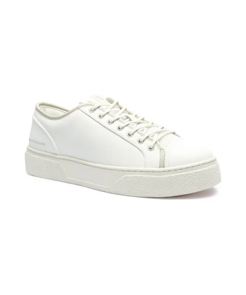 Кожаные кроссовки Armani Exchange, белый 
Кожаные кроссовки Armani Exchange, белый