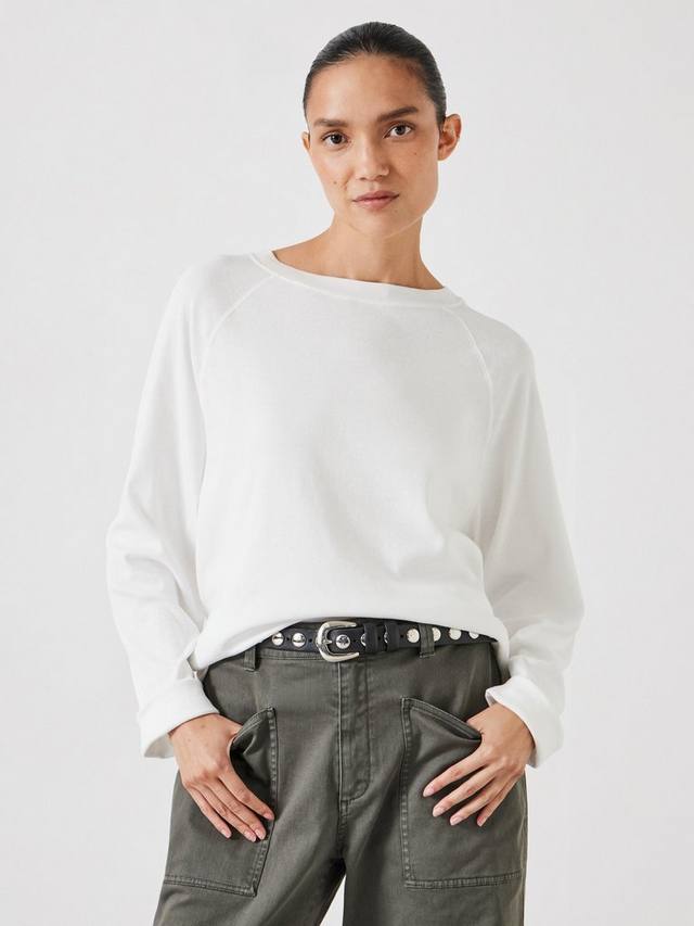 Хлопковый топ-реглан matilda HUSH, белый
Хлопковый топ-реглан matilda HUSH, белый