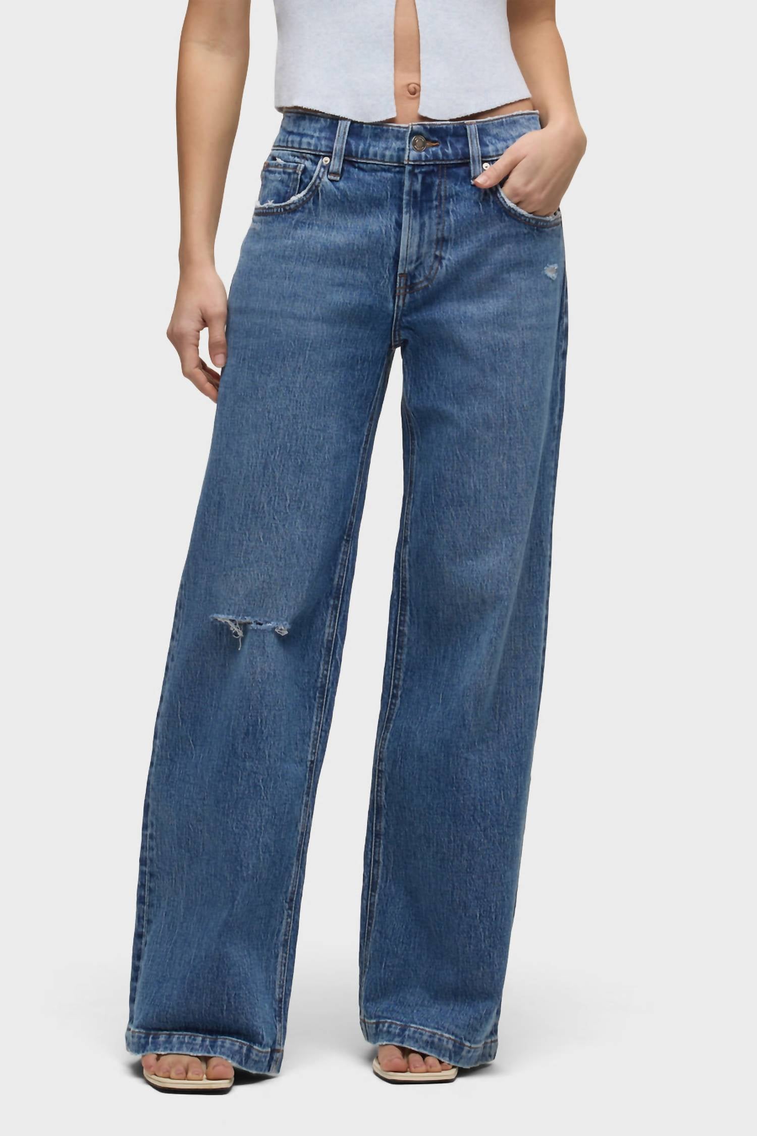 Райли низкие свободные брюки в радикальном Hudson, Radical
Райли низкие свободные брюки в радикальном Hudson, Radical