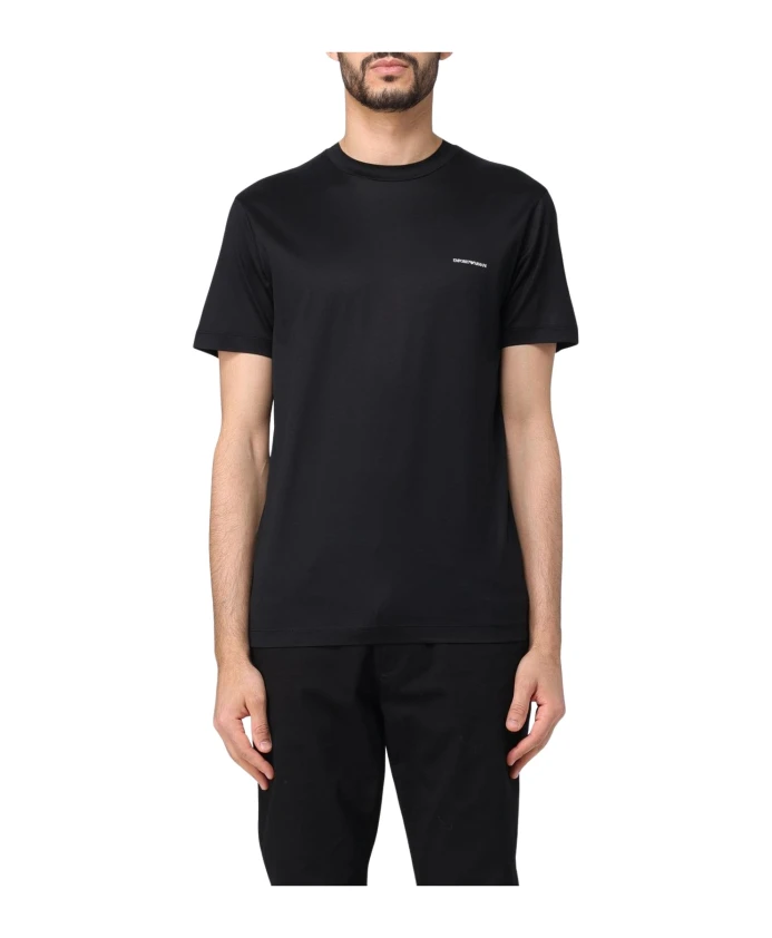 Футболка с коротким рукавом и круглым вырезом Emporio Armani, черный
Футболка с коротким рукавом и круглым вырезом Emporio Armani, черный