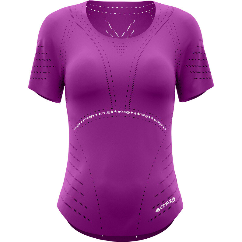 Женская лазерная футболка Crazy, фиолетовый
Женская лазерная футболка Crazy, фиолетовый