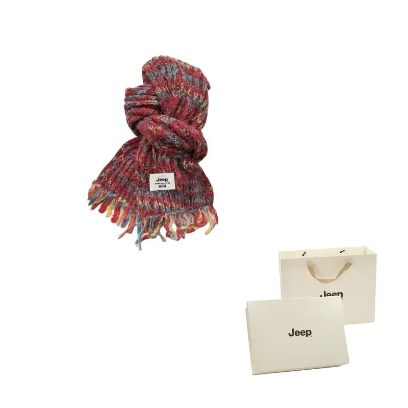 Вязаный шарф Unisex Jeep, burgundy
Вязаный шарф Unisex Jeep, burgundy