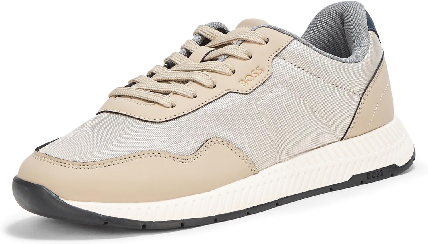 BOSS мужские кроссовки на шнуровке из титанового нейлонового микса, Grey Dunes
BOSS мужские кроссовки на шнуровке из титанового нейлонового микса, Grey Dunes