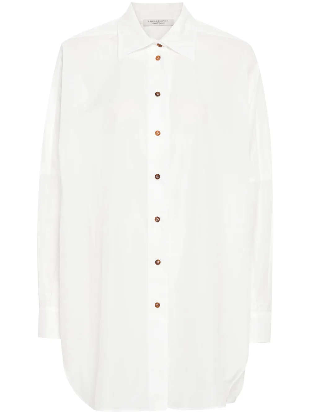 Рубашка с приспущенными плечами Philosophy Di Lorenzo Serafini, белый
Рубашка с приспущенными плечами Philosophy Di Lorenzo Serafini, белый